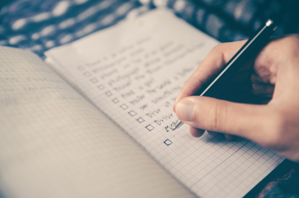 checklist to increase productivity and happiness